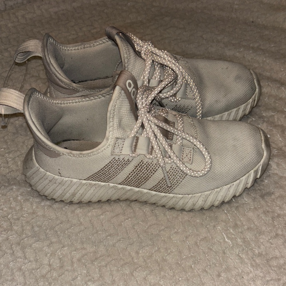 Adidas Light Gray Athletic Shoes